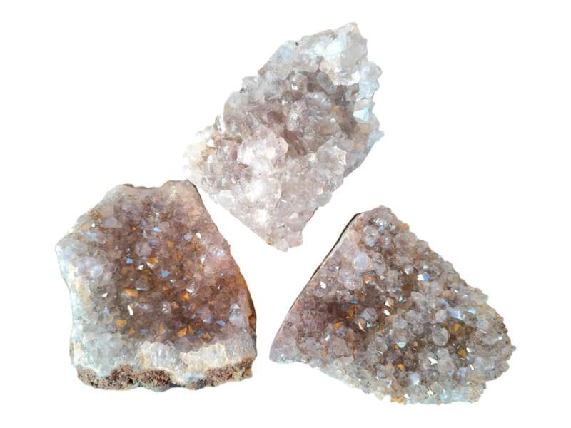 Assorted Goethite included Smoky quartz drusy cluster, Mozambique, 0.41-0.515kgs