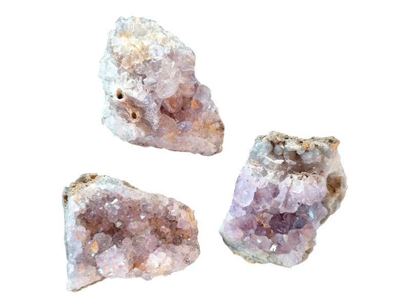 Assorted Goethite included Amethyst drusy cluster, Mozambique, 0.148-0.29kgs