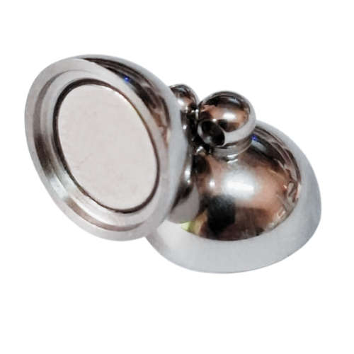 Stainless steel magnetic clasp, 9.7mm