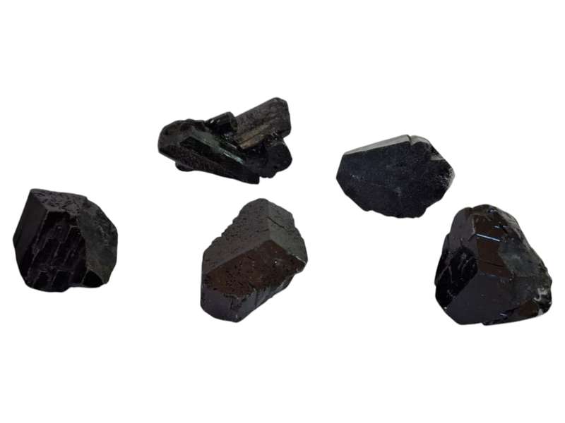 Rough Black Tourmaline, Erongo in Namibia, 3.5-7cm