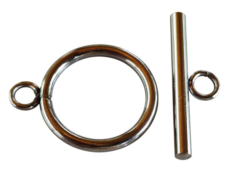 Stainless steel bar and toggle clasp 18mm