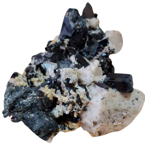 Aegirine crystal, Zomba in Malawi, 4.1-6.7cm