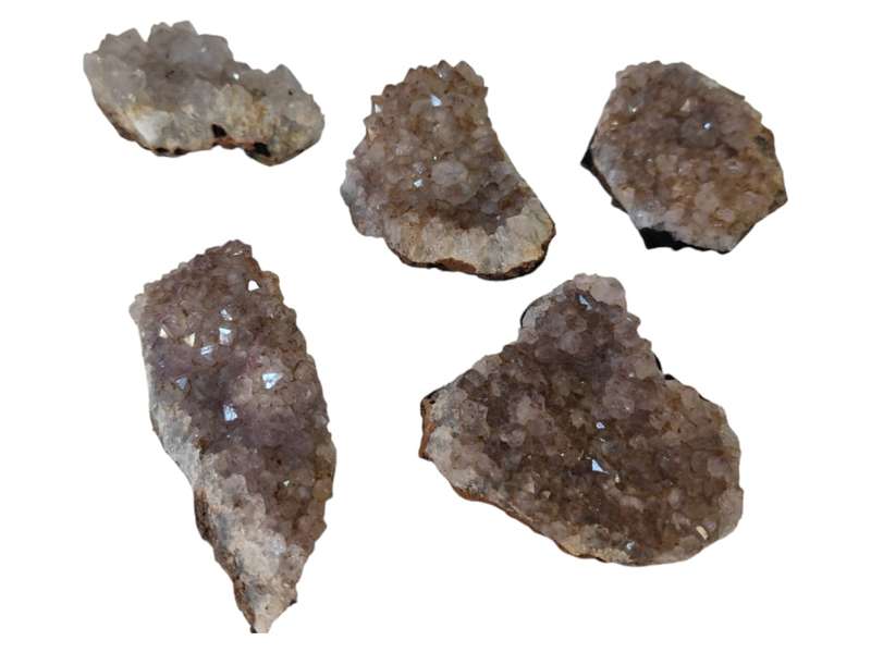 Assorted Goethite included Quartz drusy cluster, Mozambique, 0.167-0.421kgs