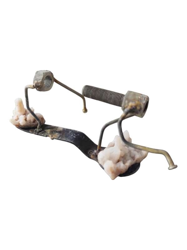 Nut on a run from Mr Bolt, tool sculpture 23.2 x 10 x 10cm, 0.38kgs