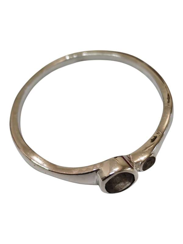 Labradorite ring in 925 silver, Round, size 10