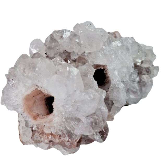 Goethite included drusy quartz cluster, Mozambique, 10.7 x 5.5 x 7cm
