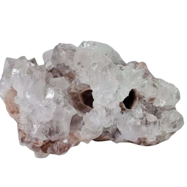 Goethite included drusy quartz cluster, Mozambique, 10.7 x 5.5 x 7cm