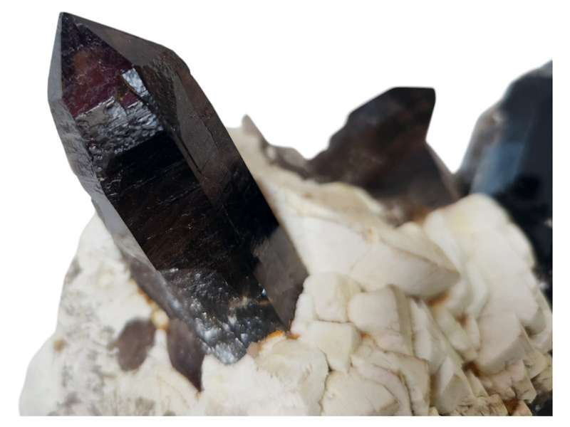Smoky Quartz with Hyalite, Rondekop, Erongo Mountain, Namibia, 17.5 x 11 x 18.5cm, 2.218kg