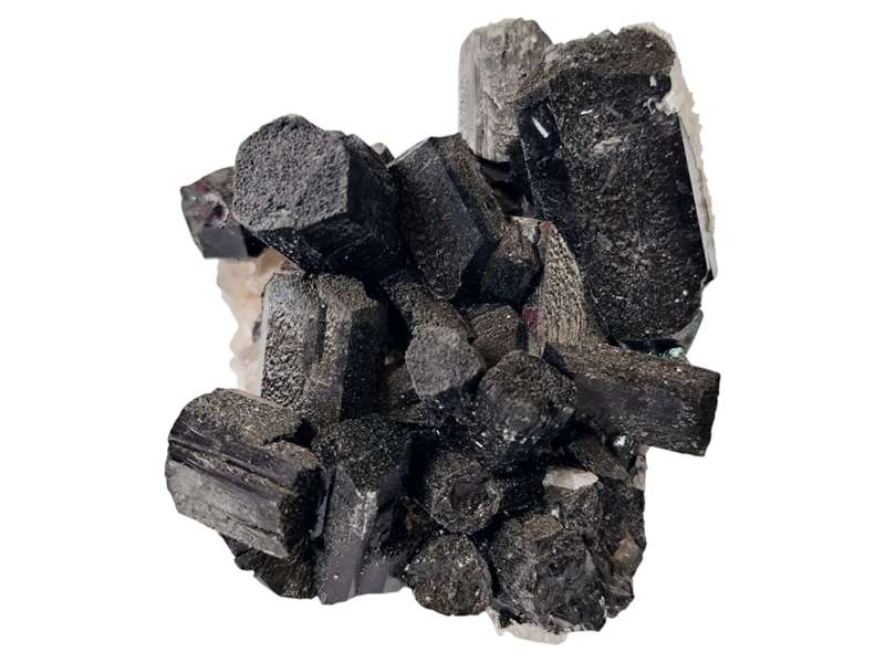 Tourmaline with quartz cluster, Erongo Mountain, Namibia, 7.1 x 7.5 x 5.7cm, 0.23kg