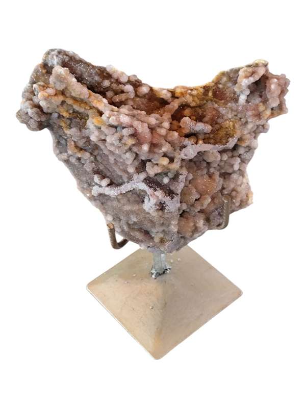 Boekenhouthoek Quartz specimen on display stand, 22 x 12.7 x 23.1cm