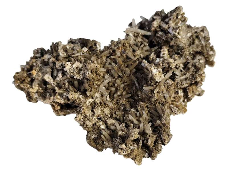 Quartz with Feldspar, Locality unknown, 13.8 x 11 x 5.7cm, 211.6 grams