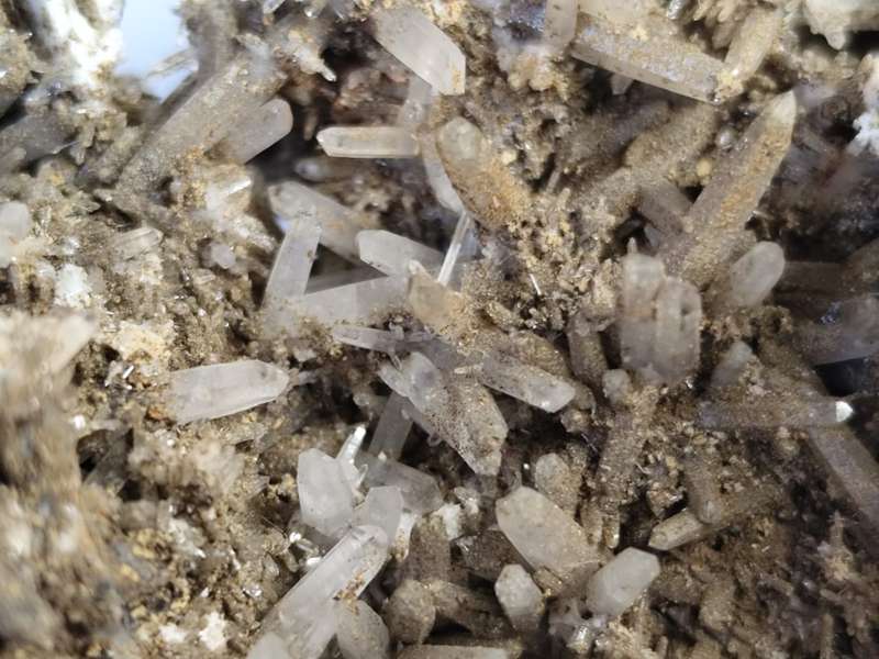 Quartz with Feldspar, Locality unknown, 13.8 x 11 x 5.7cm, 211.6 grams