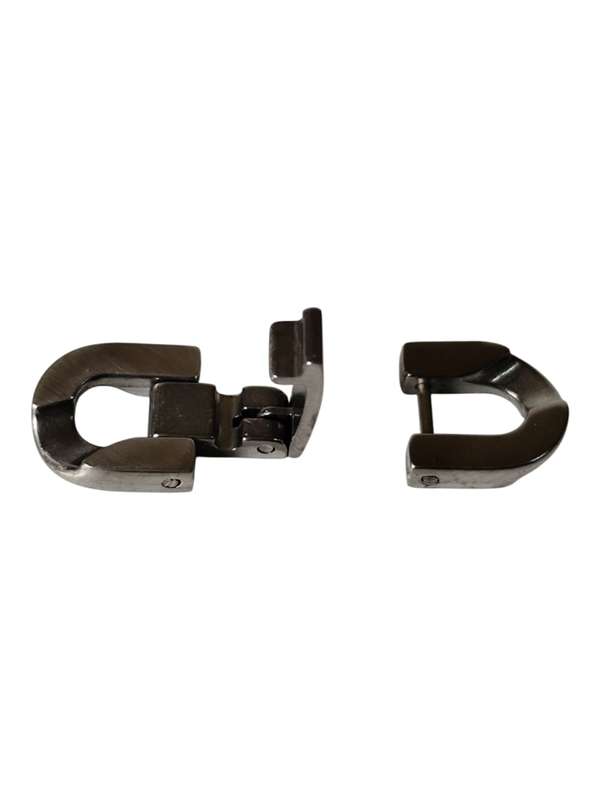 Stainless steel curb link clasp,1.9 x 0.8cm