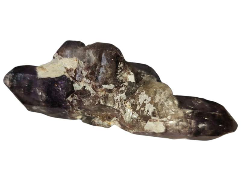 Amethyst cluster, Goboboseb mountain in Brandberg area in Namibia, 9.8 x 3.9 x 2.2cm, 62.3grams