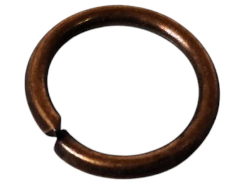 100pcs  6x1mm jump ring, silver copper color