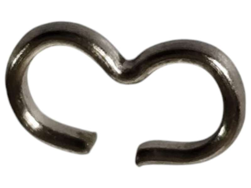 20 pcs 12 mm double wire spacer, silver color