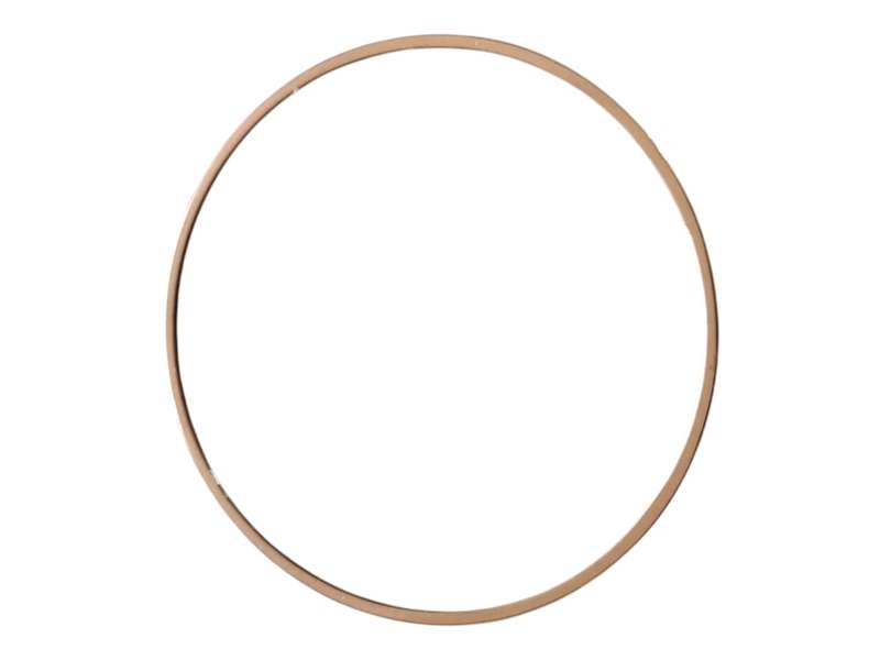 Round ring, Stainless Steel, rose gold 59mm