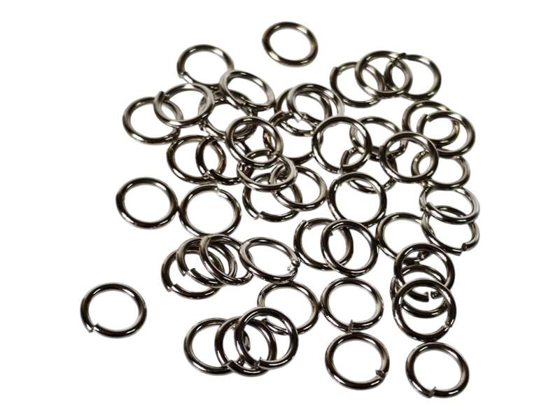 100pcs  7x1mm jump ring, silver color