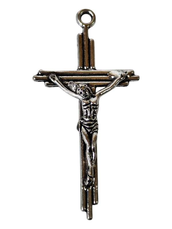 Cross pendant, Jesus on the cross 40mm