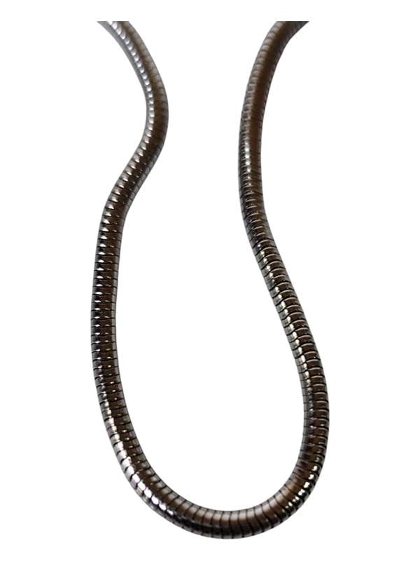 Snake chain 3.5mm thick with lobster clasp, Stainless steel, 65cm long