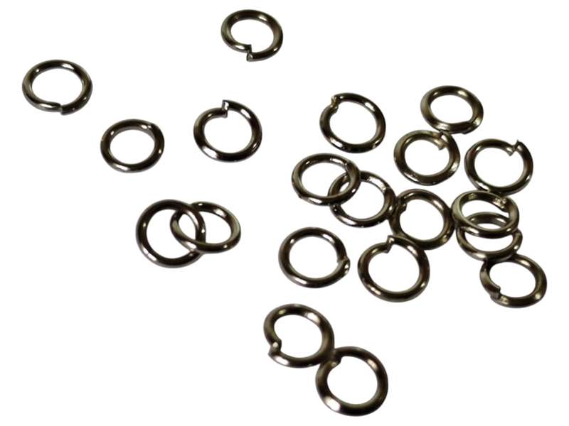 20 pcs  5x1mm jump ring, silver color
