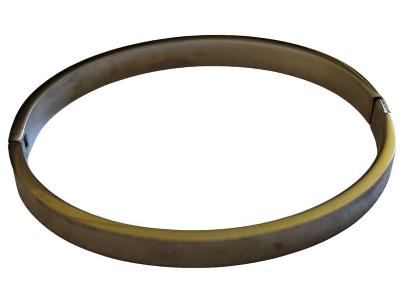 Stainless steel Jesus bangle, 5.5 x 60mm