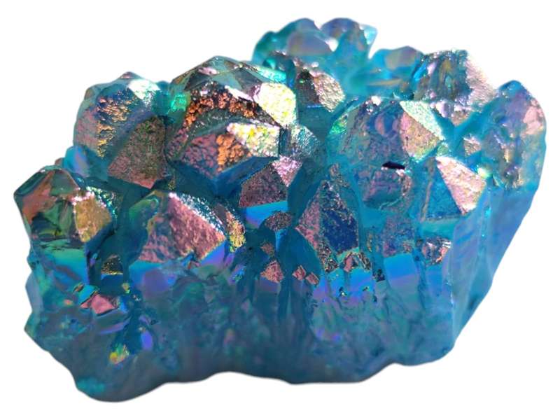 Blue Aura Quartz cluster, 2-5.8cm, 31-78grams