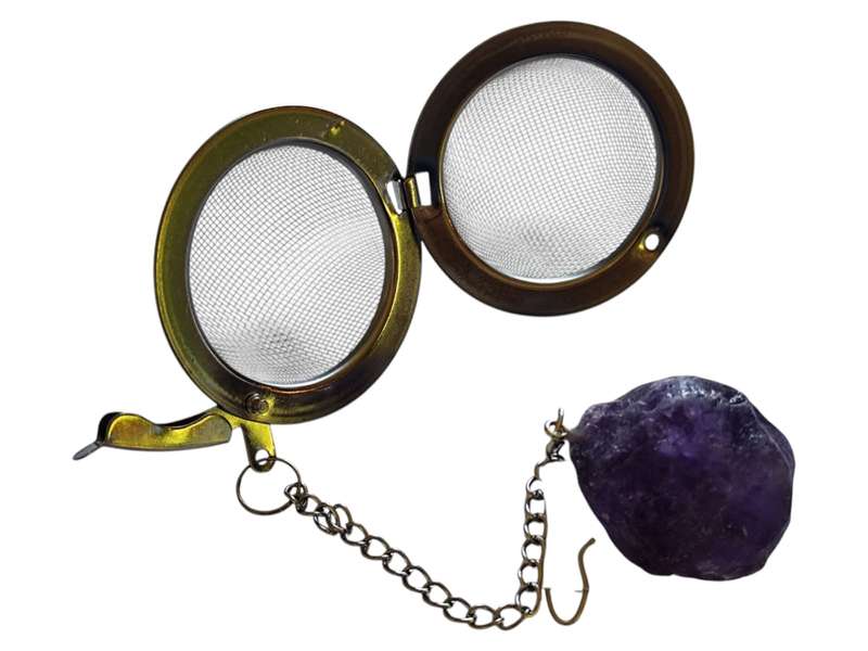 Stainless Steel infuser, Dark amethyst