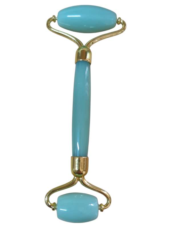 Green jade derma roller, 15cm