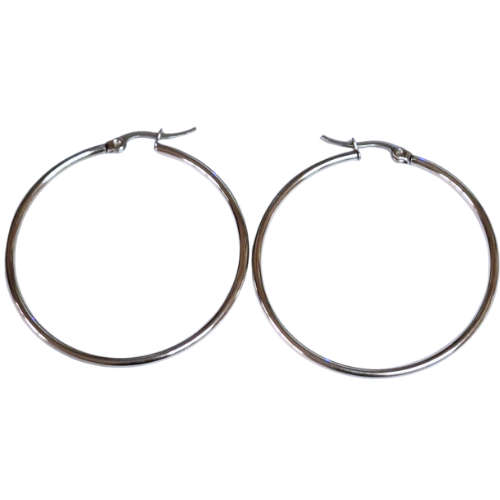 Stainless Steel hoop earrings, 43mm