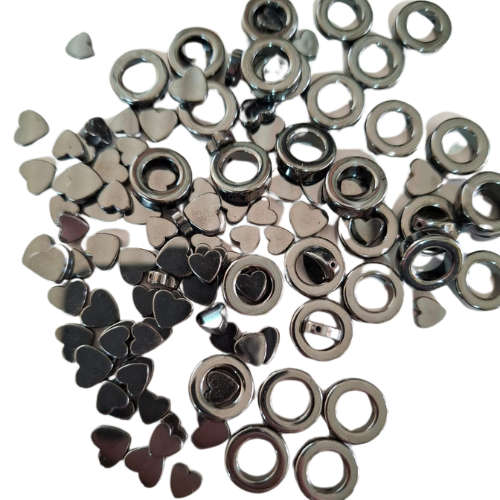 Assorted Hematite Beads, 6-11mm