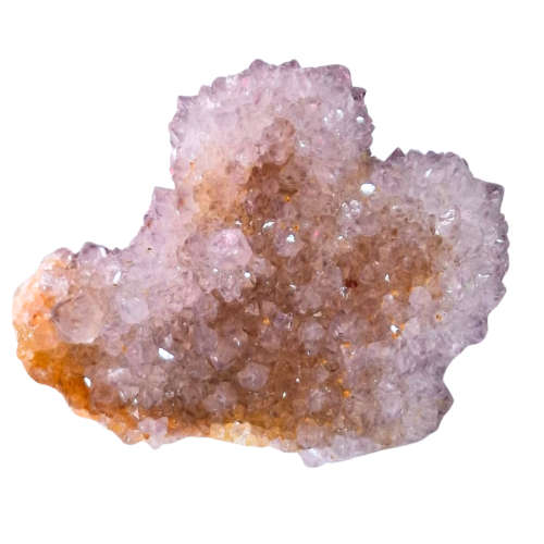 Spirit quartz with Japanese law twin, Boekenhouthoek 6 x 2.5 x 5.3cm