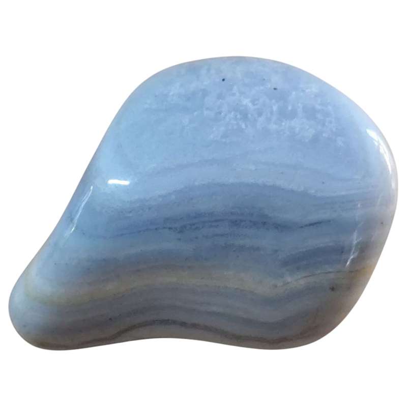 Blue lace agate tumble 30-40mm