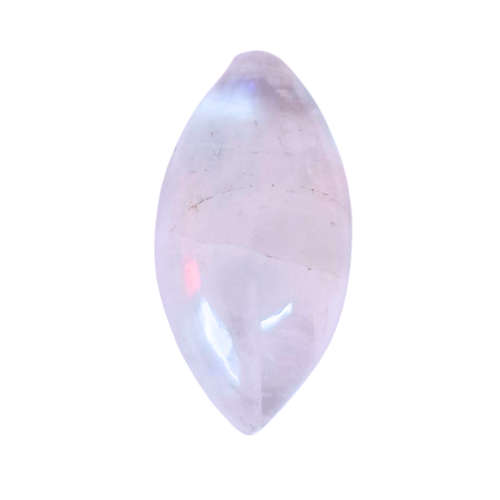 Rainbow Moonstone Cabochon, marquise cut, 9 x 18mm