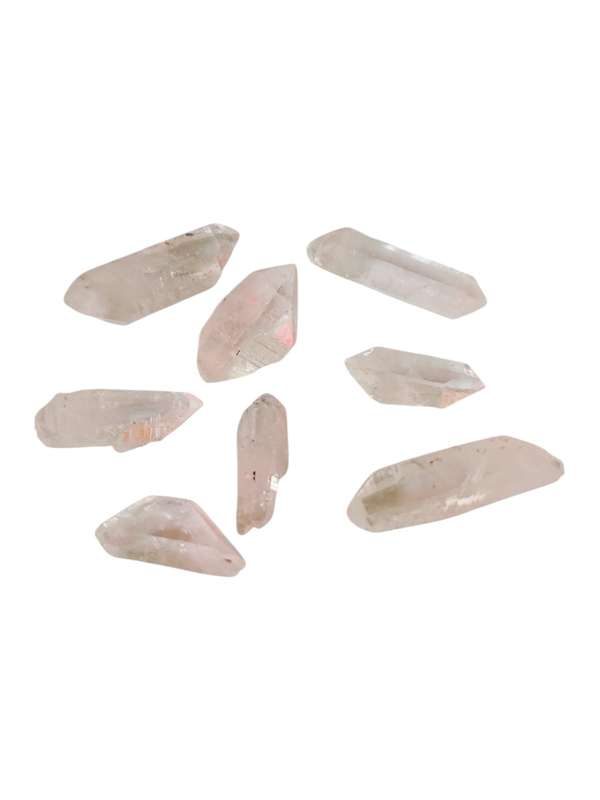 Double Terminated clear quartz points, Ceres in Western Cape, 1.5-2.5cm