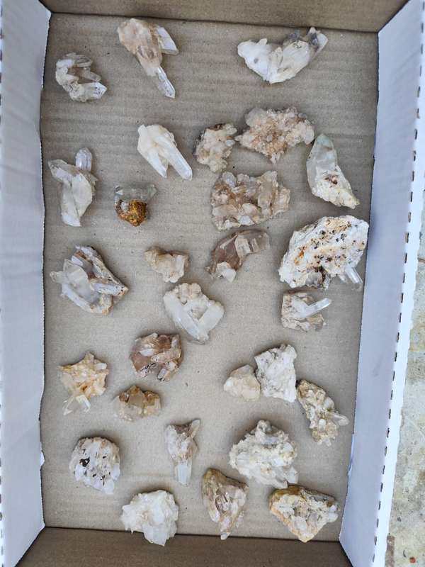 Clear Quartz cluster, Ceres in Western Cape, 16-40grams