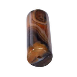 Agate tube Bead, 8 x 20mm, 1.8mm hole