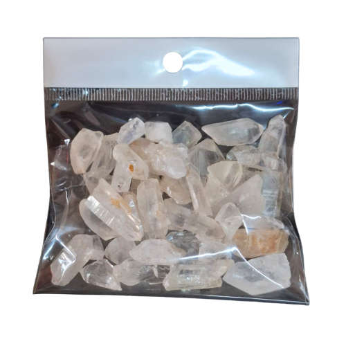 Assorted quartz points in a packet, Ceres in Western Cape, 100grams