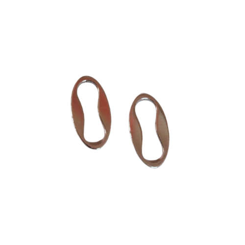 2 x stainless steel chain connector, 6.9 x 13mm