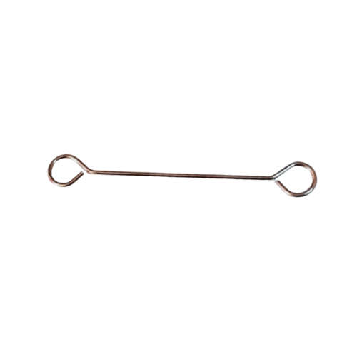 10 x Double-sided Eye pins, Stainless steel,0.4 x 20mm
