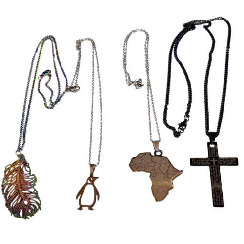 Assorted stainless steel necklace