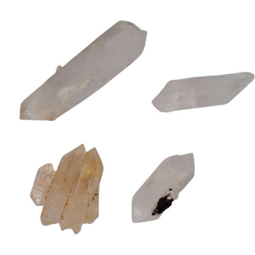 Double terminated quartz points, Ceres in Western Cape, 3-6cm