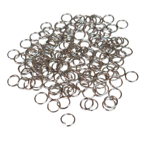 100 x Jumpring in stainless steel 0.8x6mm