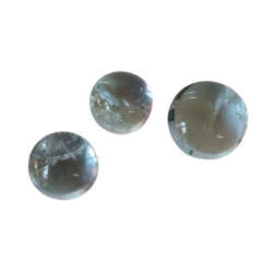Aquamarine cabochon stone, Round, 1-1.4ct