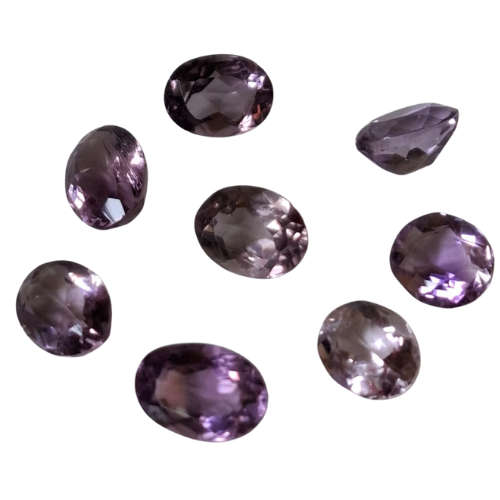 Assorted Amethyst cut stone, Oval Cut, 1-2.49ct