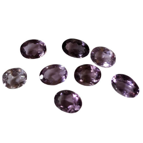 Assorted Amethyst cut stone, Oval Cut, 3-3.21ct