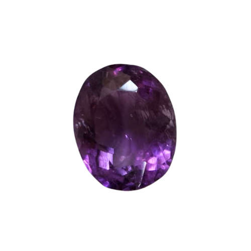 Amethyst cut stone, Oval Cut, 8.15ct