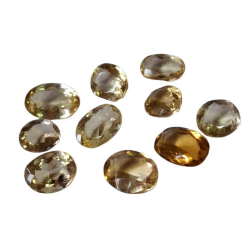Assorted Citrine cut stones, Oval or round cut, 1-3.05ct