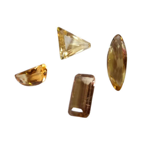 Assorted Citrine cut stones, Assorted cut, 1-3ct