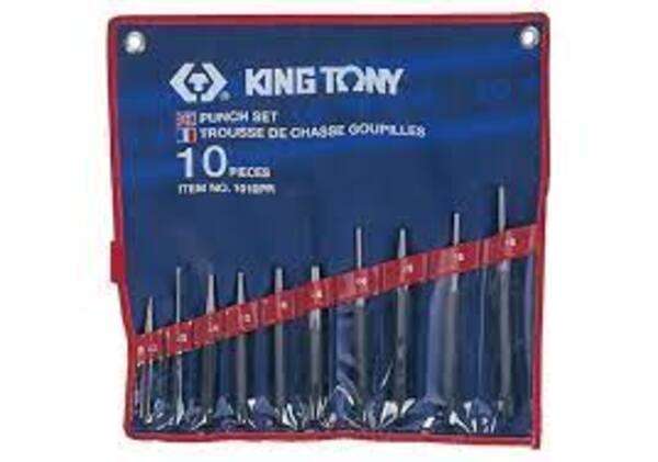 KING TONY PIN PUNCH STARTER PIN CENTRE PUNCH SET 10PC | 1010PR